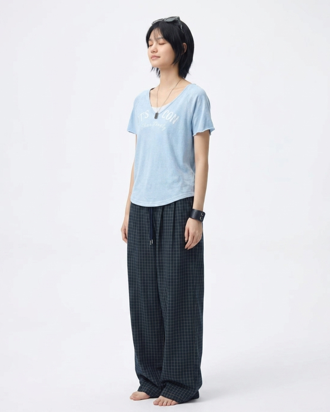 Icon Letter Boxy Sheer Top
