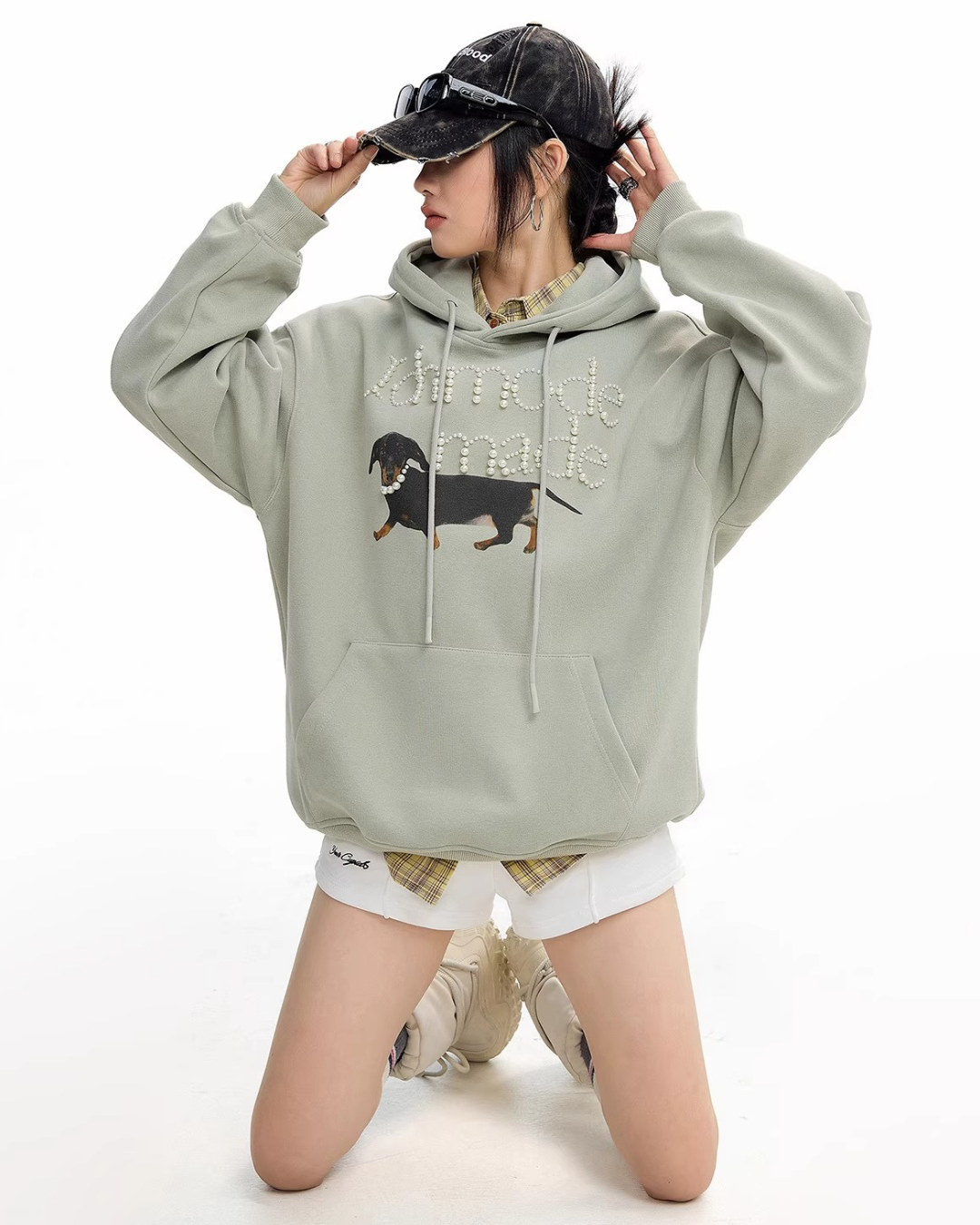 Pearl Logo Dog Hoodie