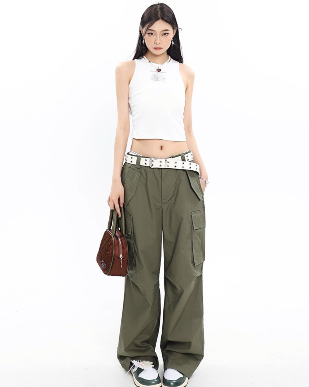 Star Hole Double Belt