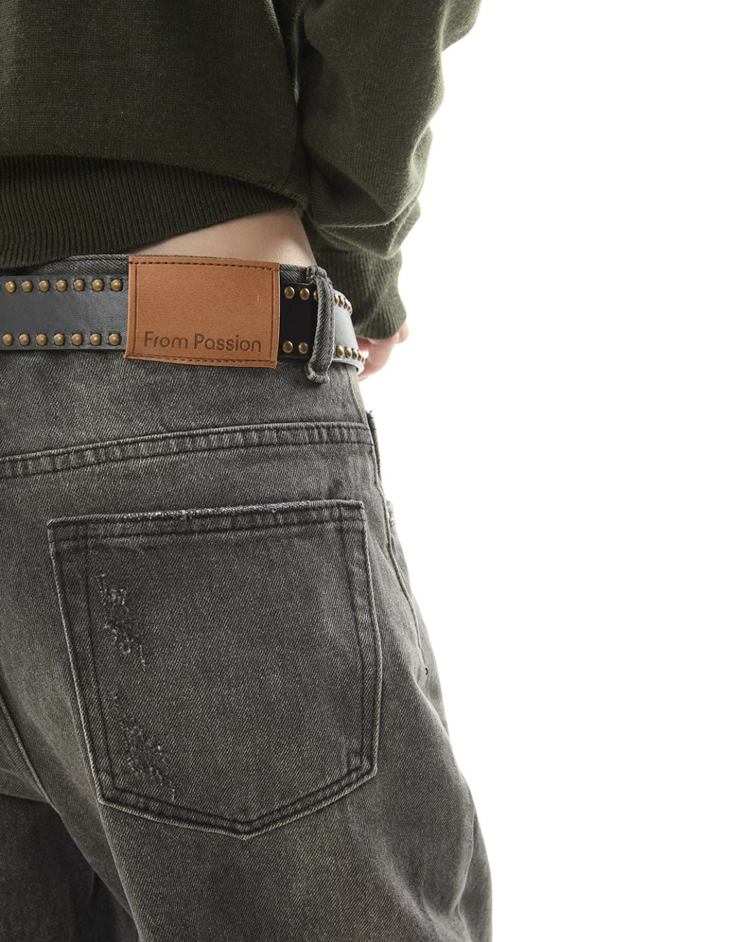 Smoke Wash Baggy Jeans