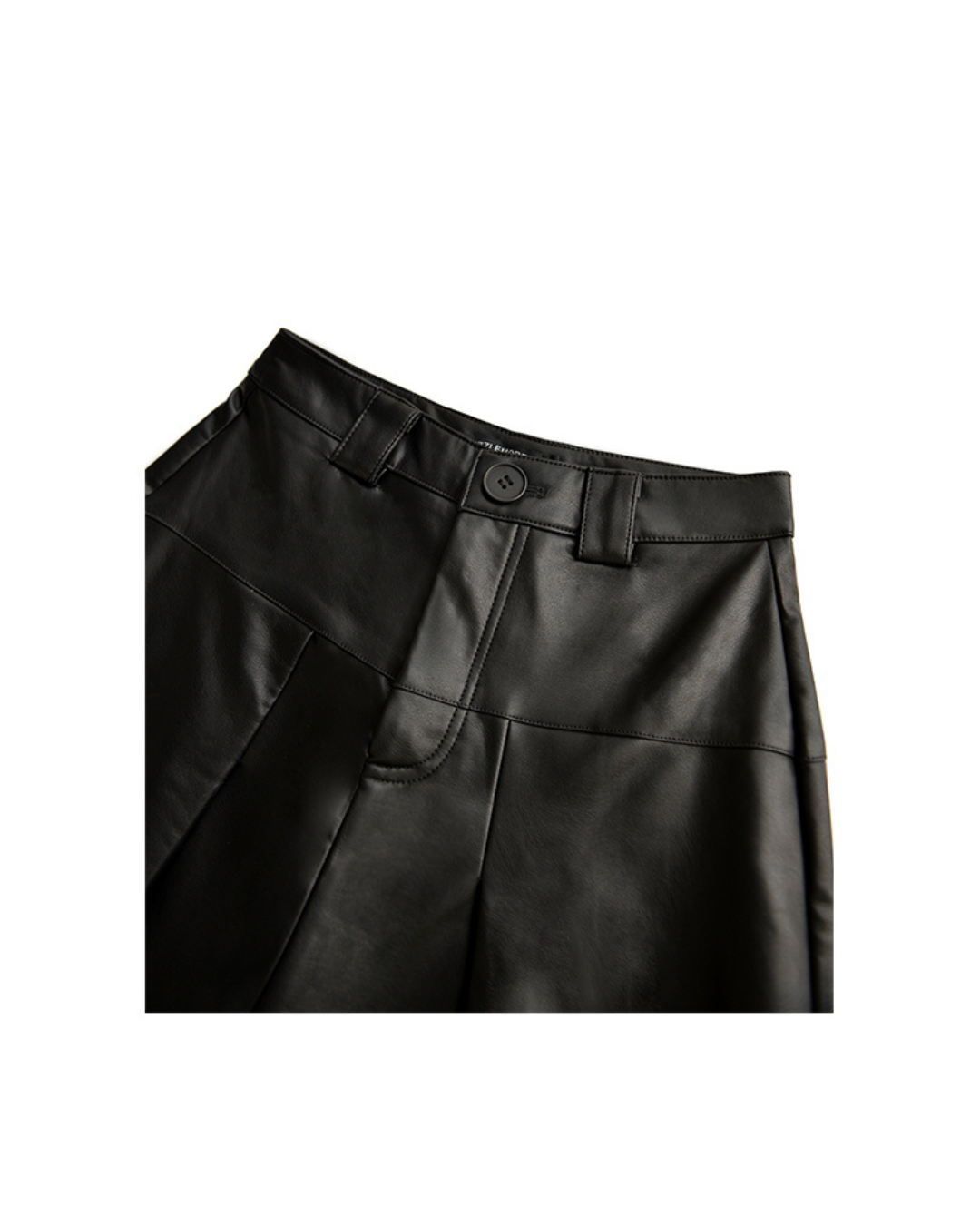 High Waist Vegan Leather Pants