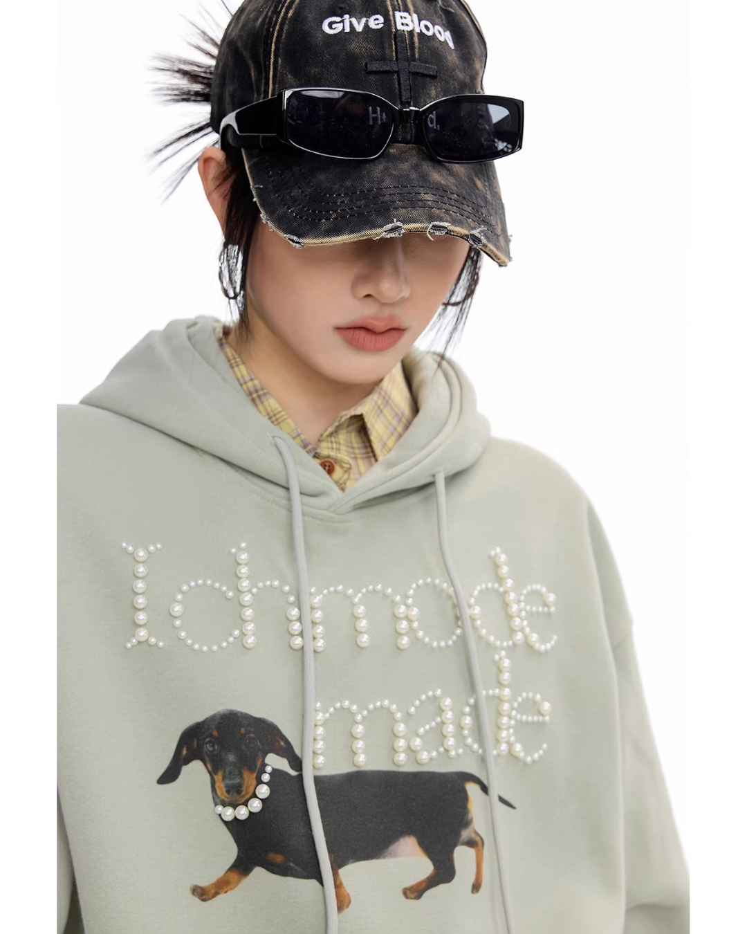 Pearl Logo Dog Hoodie