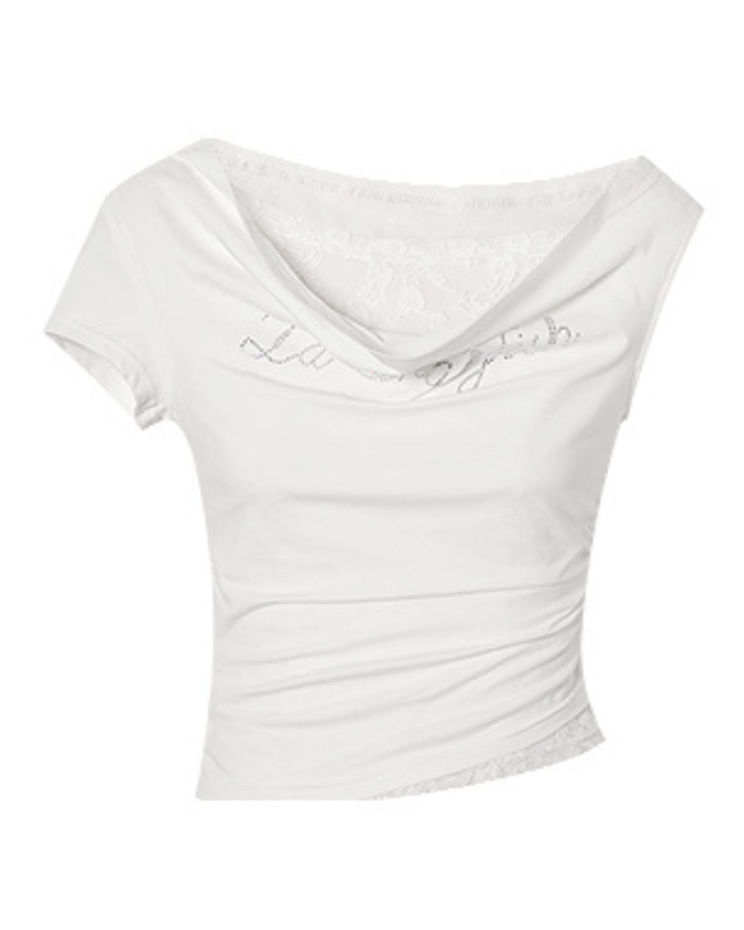 Lace One-Shoulder Top