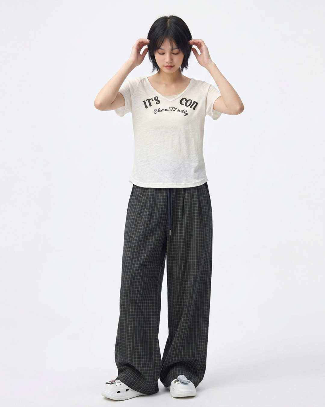 Icon Letter Boxy Sheer Top