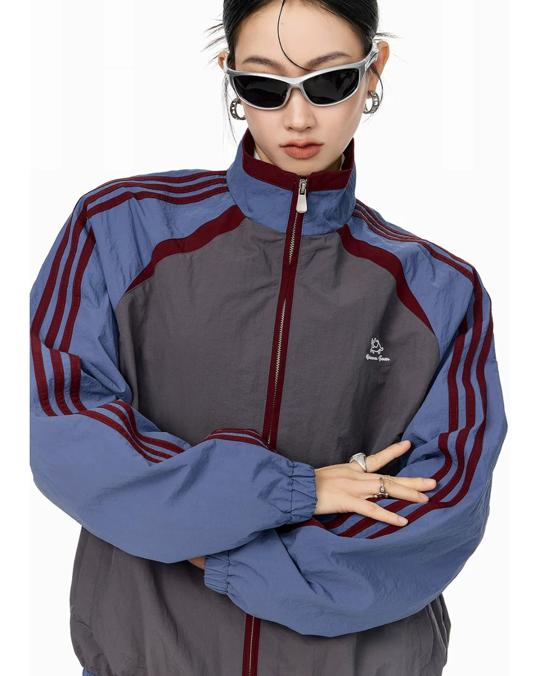 Two-Tone Stripe Jacket