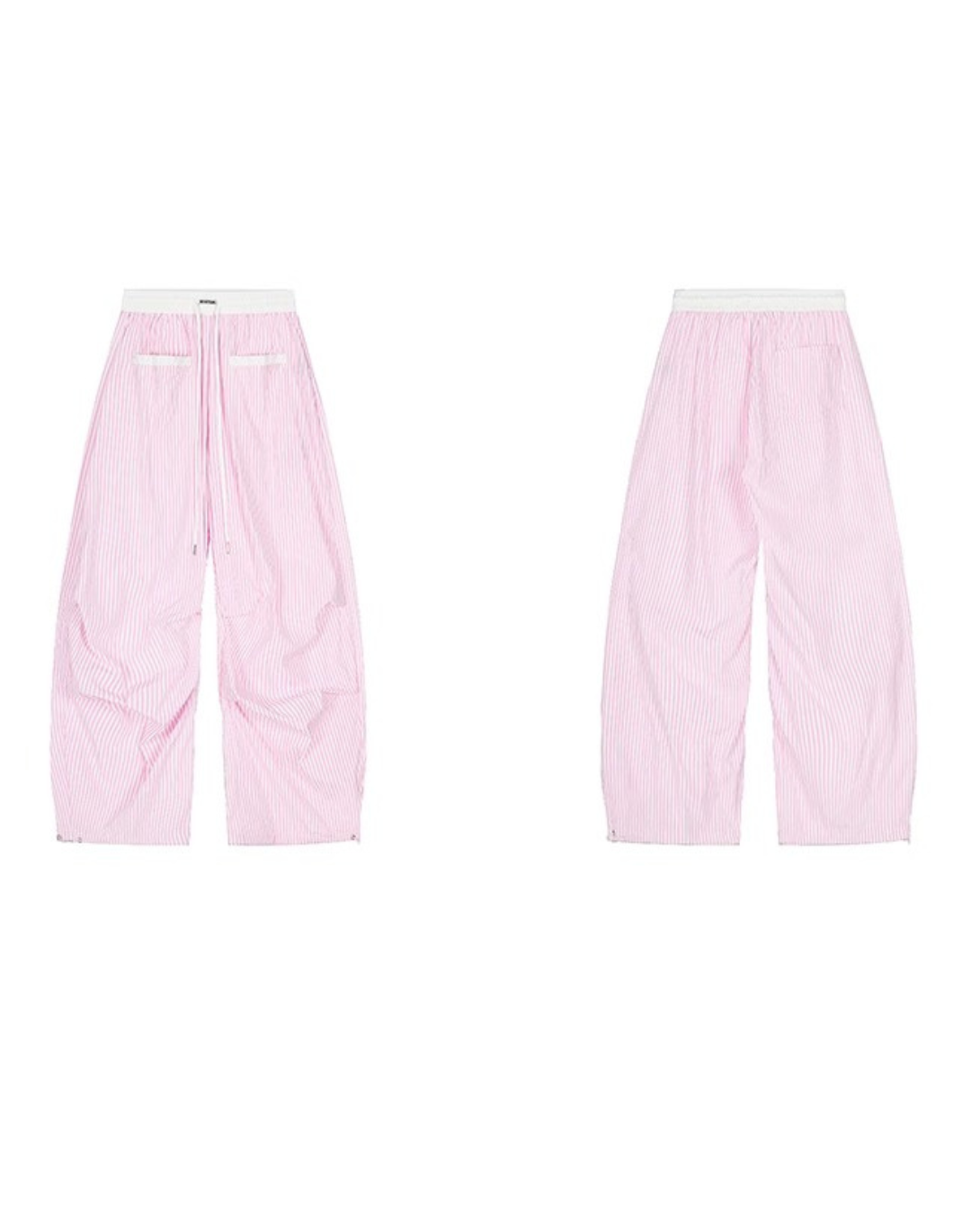 Wide Leg Stripe Shirt Pants