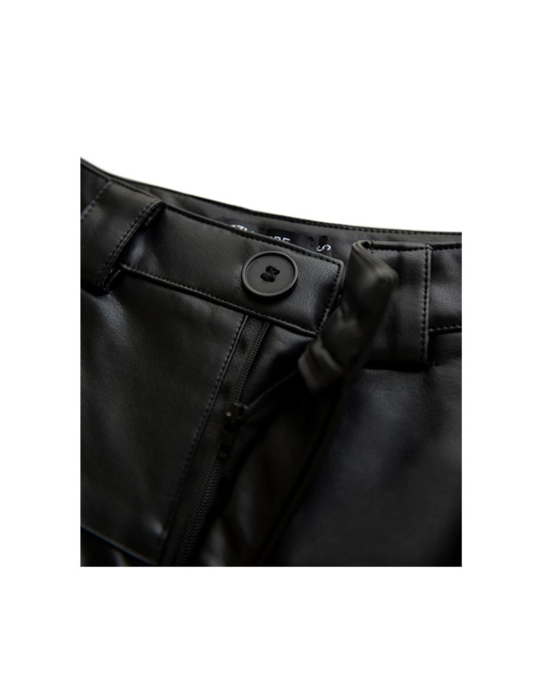 High Waist Vegan Leather Pants