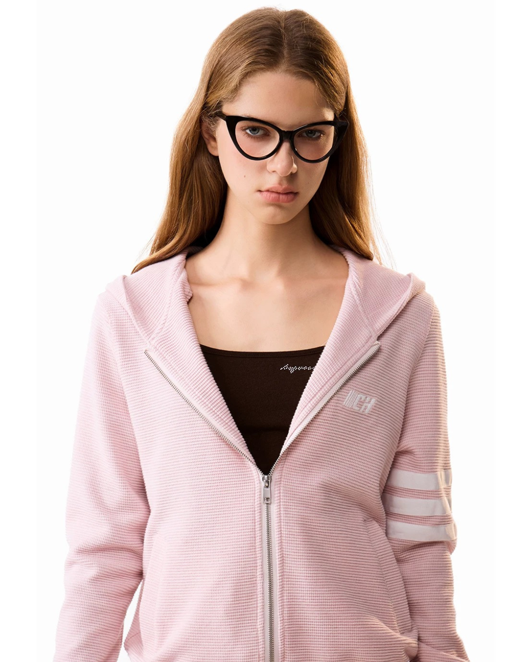 Waffle Sleeve Hoodie