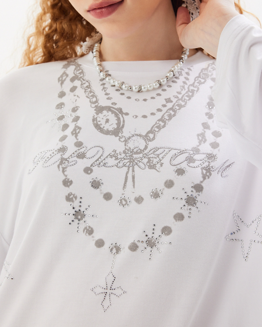 Glitter Point Long Tee