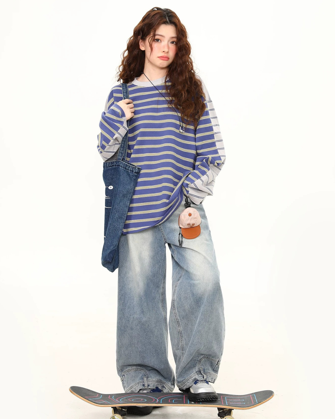 Contrast Stripe Sweatshirt