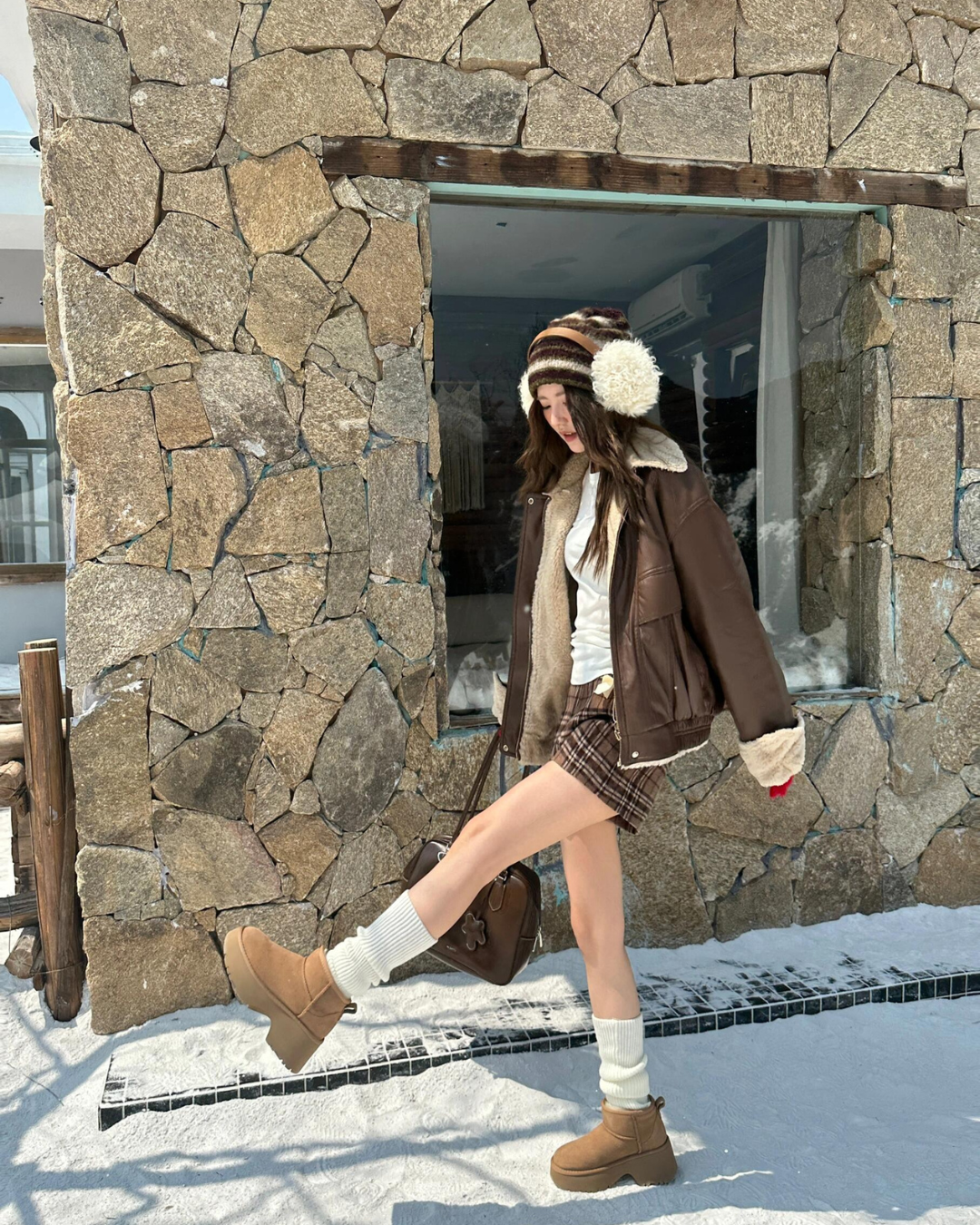 Thick-soled Mouton Short Boots