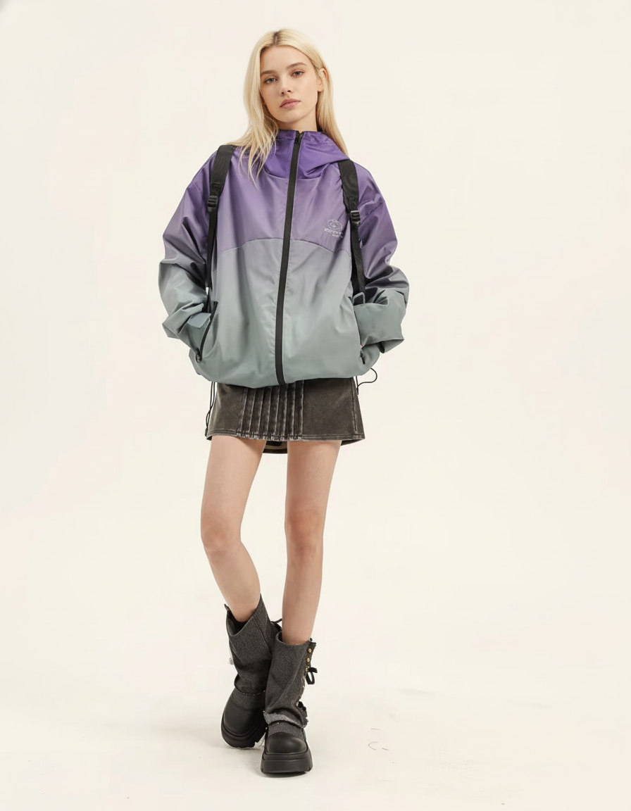 Retro Sport Gradient Jacket